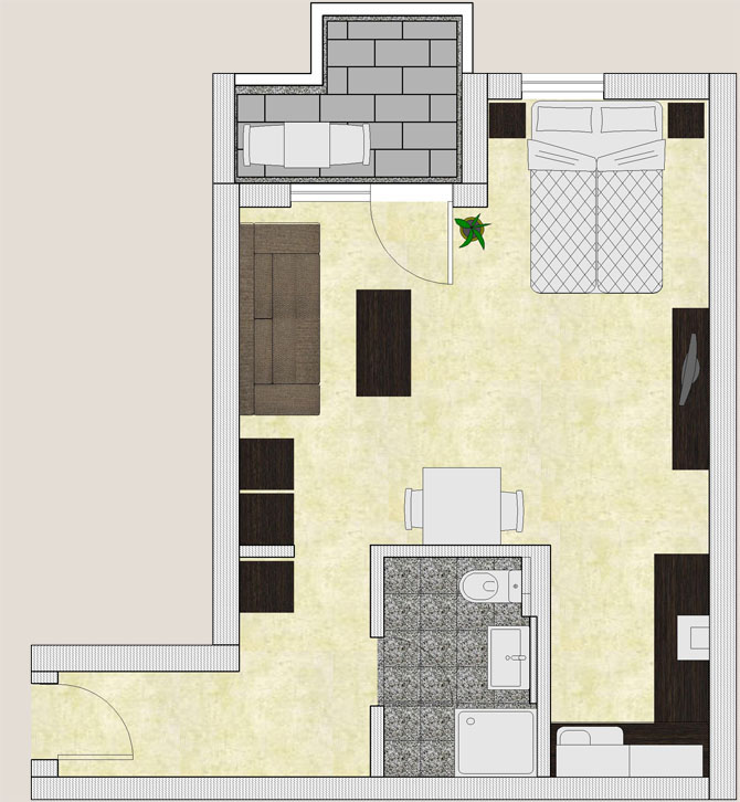 Grundriss U4 / III